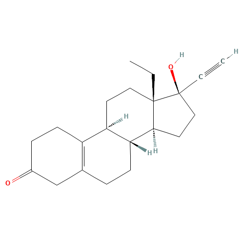 13-Ethyl-17-hydroxy-18,19-dinor-17a-pregn-5(10)-en-20-yn-3-one (CAS: 19914-67-1) - Related Chemical Product