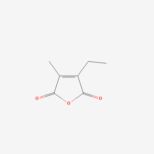 2-Ethyl-3-methylmaleic Anhydride (CAS: 3552-33-8) - Chemical Structure and Molecular Formula 