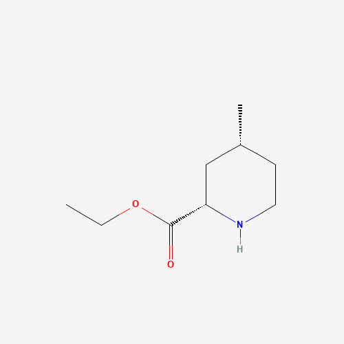 Ethyl (2S,4R)-4-Methylpipecolate (CAS: 79199-62-5) - Chemical Structure and Molecular Formula 