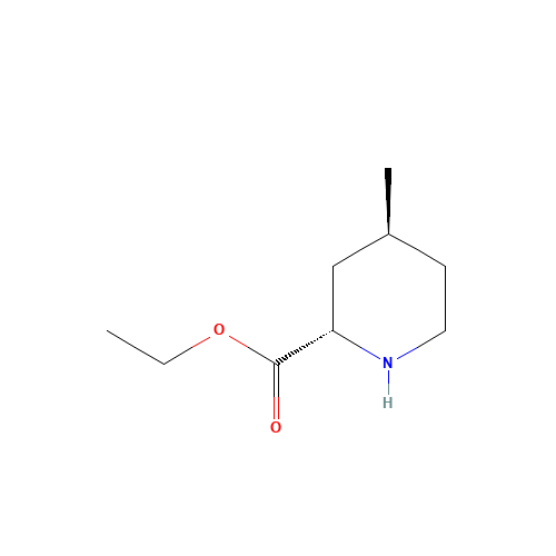 Ethyl (2S,4S)-4-Methylpipecolate (CAS: 78306-52-2) - Chemical Structure and Molecular Formula 