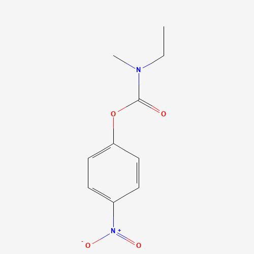 N-Ethyl-N-methyl-O-(4-nitrophenyl)carbamate (CAS: 90870-20-5) - Chemical Structure and Molecular Formula 