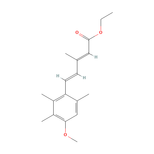 Ethyl-5-(4-methoxy-2,3,6-trimethylphenyl)-3-methyl-2,4-pentadienoate (CAS: 167637-41-4) - Related Chemical Product