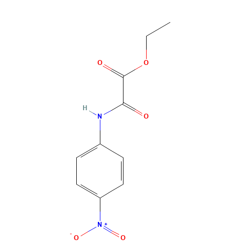 Ethyl (4-Nitrophenylamino) Oxoacetate (CAS: 5416-11-5) - Chemical Structure and Molecular Formula 