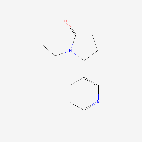 (R,S)-N-Ethyl Norcotinine (CAS: 359435-41-9) - Chemical Structure and Molecular Formula 