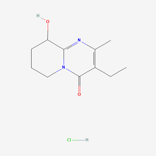 3-Ethyl-6,7,8,9-tetrahydro-9-hydroxy-2-methyl-4H-pyrido[1,2-a]pyrimidin-4-one Hydrochloride (CAS: 849727-64-6) - Related Chemical Product