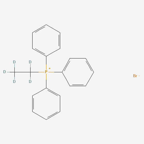 (Ethyl-d5)triphenylphosphonium Bromide (CAS: 875477-12-6) - Chemical Structure and Molecular Formula 