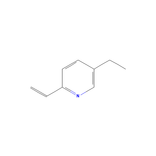 5-Ethyl-2-vinylpyridine (CAS: 5408-74-2) - Chemical Structure and Molecular Formula 