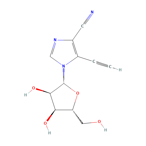 5-Ethynyl-1-(b-D-ribofuranosyl)-imidazo-4-carbonitrile (CAS: 126004-13-5) - Related Chemical Product