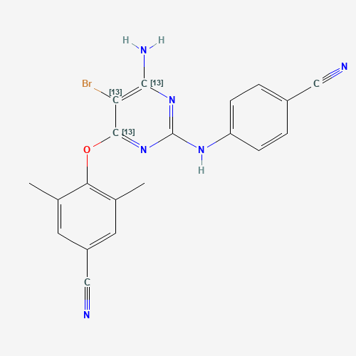 Etravirine-13C3 (CAS: 1189671-48-4) - Related Chemical Product