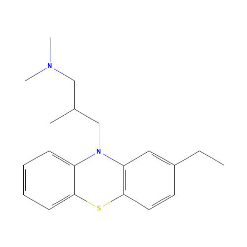 Etymemazine (CAS: 523-54-6) - Chemical Structure and Molecular Formula 