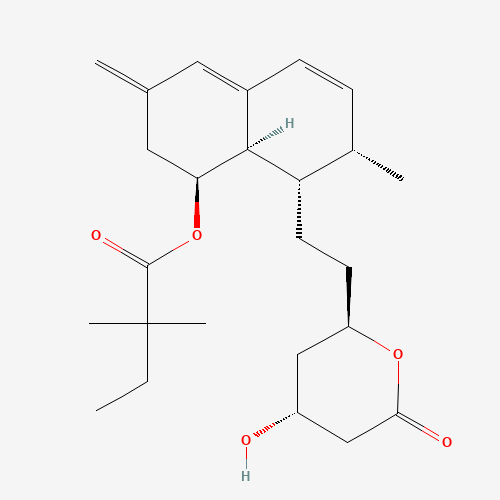 6'-Exomethylene Simvastatin (CAS: 121624-18-8) - Chemical Structure and Molecular Formula 
