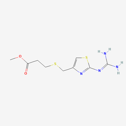 Famotidine Acid Impurity Methyl Ester (CAS: 76824-14-1) - Chemical Structure and Molecular Formula 