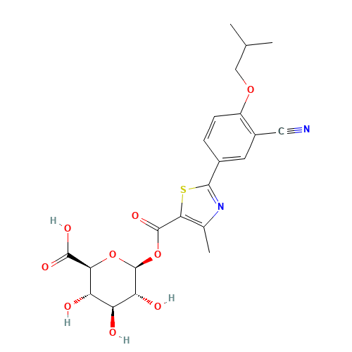Febuxostat Acyl-b-D-glucuronide (CAS: 1351692-92-6) - Related Chemical Product