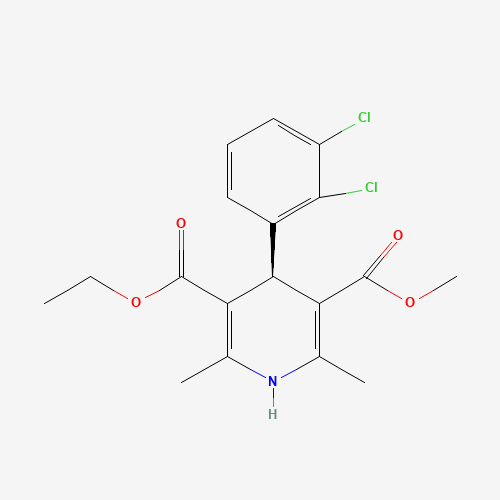 (S)-(-)-Felodipine (CAS: 105618-03-9) - Chemical Structure and Molecular Formula 