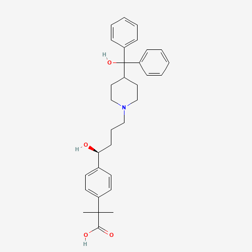 (S)-Fexofenadine (CAS: 139965-11-0) - Chemical Structure and Molecular Formula 