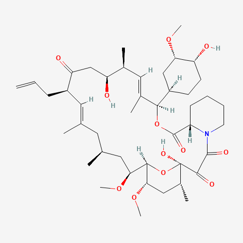 (E/Z)-FK-506 26,28-Allylic Ester Rearrangement Impurity (CAS: 131944-48-4) - Chemical Structure and Molecular Formula 