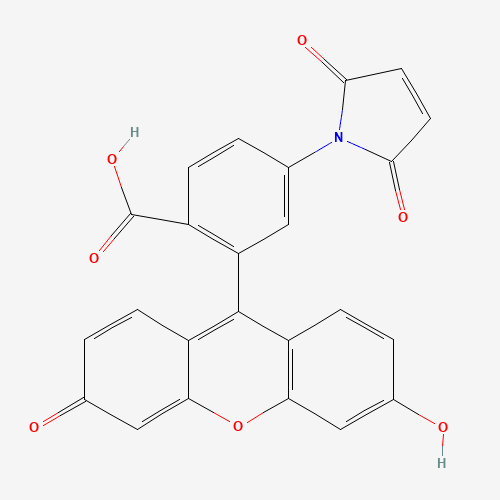 Fluorescein 6-Maleimide (CAS: 161598-40-9) - Chemical Structure and Molecular Formula 