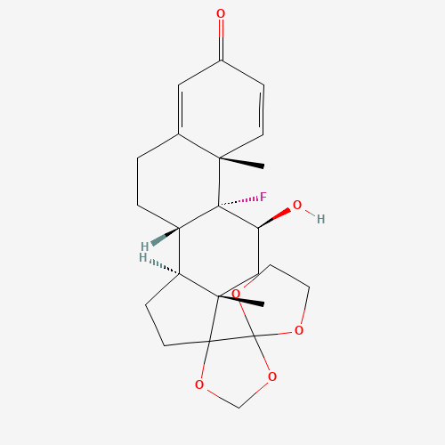 9-Fluoro-11b-hydroxy-17,20:20,21-bis(methylenedioxy)-pregna-1,4-dien-3-one (CAS: 3800-34-8) - Related Chemical Product