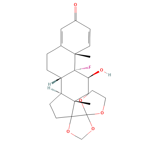 9-Fluoro-11b-hydroxy-17,20:20,21-bis(methylenedioxy)-pregna-1,4-dien-3-one (CAS: 3800-34-8) - Related Chemical Product