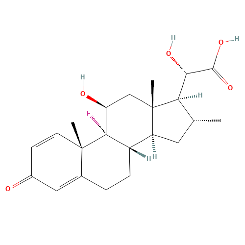(11b,16a,20S)-9-Fluoro-11,20-dihydroxy-16-methyl-3-oxopregna-1,4-dien-21-oic Acid (CAS: 50764-02-8) - Related Chemical Product