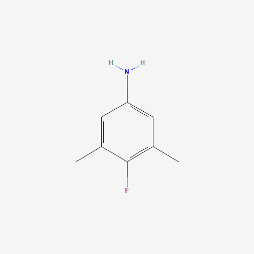 4-Fluoro-3,5-dimethylaniline (CAS: 1840-27-3) - Chemical Structure and Molecular Formula 