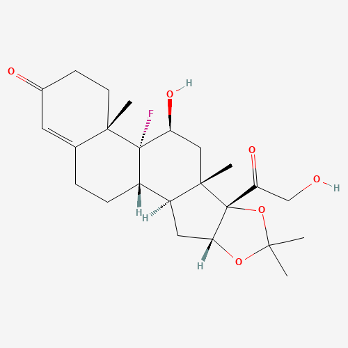 9-Fluoro-16a,17-(isopropylidenedioxy) Corticosterone (CAS: 1524-86-3) - Related Chemical Product