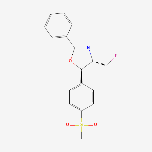 (4S,5R)-4-(Fluoromethyl)-4,5-dihydro-5-[4-(methylsulfonyl)phenyl]-2-phenyloxazole (CAS: 126428-97-5) - Related Chemical Product