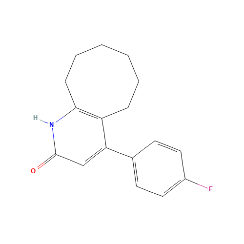 4-(4-Fluorophenyl)-5,6,7,8,9,10-hexahydrocycloocta[b]pyridin-2(1H)-one (CAS: 132812-72-7) - Related Chemical Product