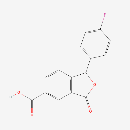 1-(4-Fluorophenyl)-1,3-dihydro-3-oxo-5-isobenzofurancarboxylic Acid (CAS: 372941-51-0) - Related Chemical Product