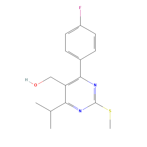 4-(4-Fluorophenyl)-5-hydroxymethyl-6-isopropyl-2-methylthiopyrimidine (CAS: 895129-11-0) - Related Chemical Product