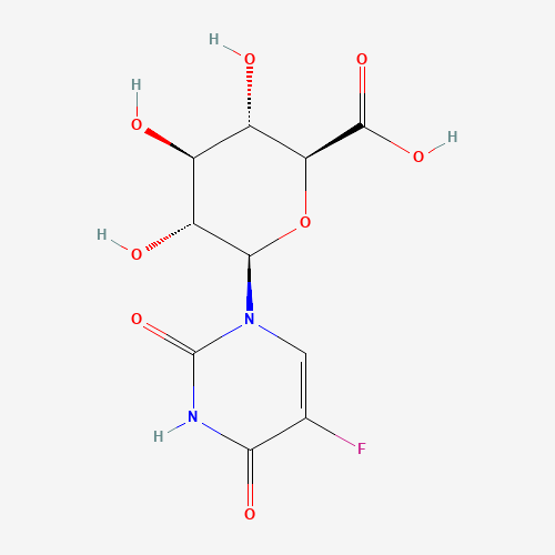 5-Fluorouracil N-b-D-Glucuronide (CAS: 66048-45-1) - Chemical Structure and Molecular Formula 