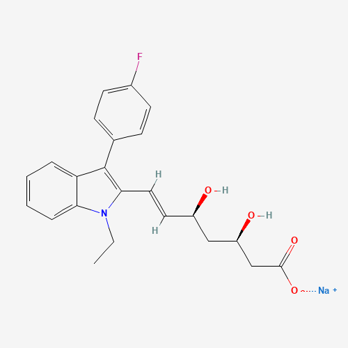 Fluvastatin N-Ethyl Sodium Salt (Fluvastatin Impurity) (CAS: 93936-64-2) - Related Chemical Product