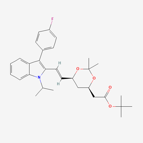 (3R,5S)-Fluvastatin-3,5-acetonide tert-Butyl Ester (CAS: 500731-91-9) - Related Chemical Product