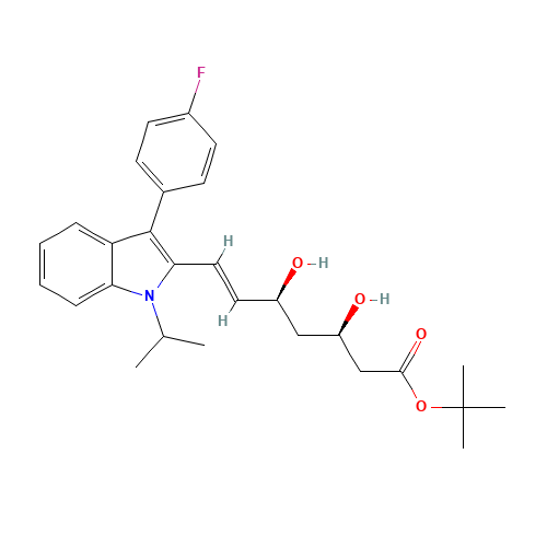 (3R,5S)-Fluvastatin tert-Butyl Ester (CAS: 194934-96-8) - Related Chemical Product