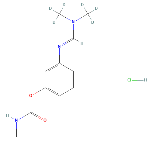 Formetanate-d6, Hydrochloride (CAS: 1185240-24-7) - Chemical Structure and Molecular Formula 