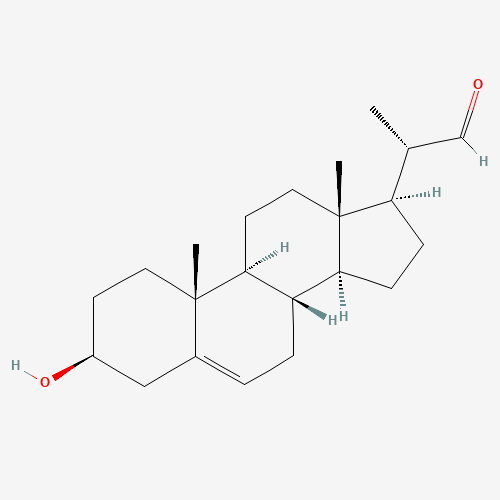 (3b,20S)-20-Formyl-3-hydroxy-5-pregnene (CAS: 53906-49-3) - Chemical Structure and Molecular Formula 