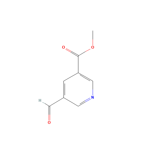 5-Formyl Nicotinic Acid Methyl Ester (CAS: 6221-06-3) - Chemical Structure and Molecular Formula 