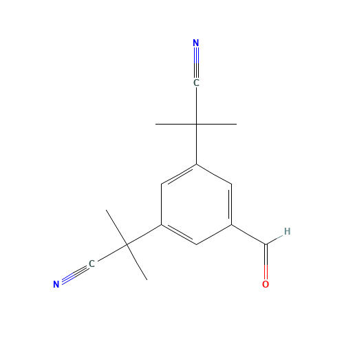 5-Formyl-a,a,a',a'-tetramethyl-1,3-benzenediacetonitrile (CAS: 120511-89-9) - Related Chemical Product