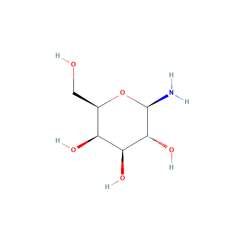 b-D-Galactopyranosylamine (CAS: 6318-23-6) - Chemical Structure and Molecular Formula 