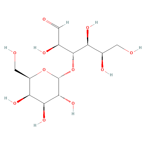 3-O-(a-D-Galactopyranosyl)-D-galactose (CAS: 13168-24-6) - Chemical Structure and Molecular Formula 