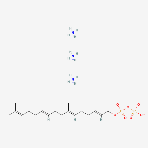 Geranylgeranyl Pyrophosphate Triammonium Salt (CAS: 313263-08-0) - Chemical Structure and Molecular Formula 