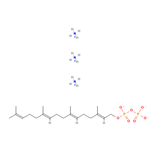 Geranylgeranyl Pyrophosphate Triammonium Salt (CAS: 313263-08-0) - Chemical Structure and Molecular Formula 