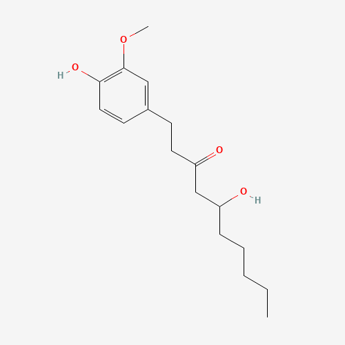 rac-[6]-Gingerol (CAS: 39886-76-5) - Chemical Structure and Molecular Formula 