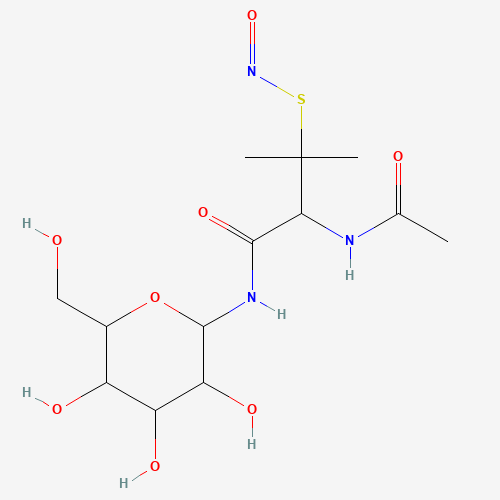 N-(b-D-Glucopyranosyl)-S-nitroso-N-acetyl-D,L-penicillamine (CAS: 188849-81-2) - Related Chemical Product