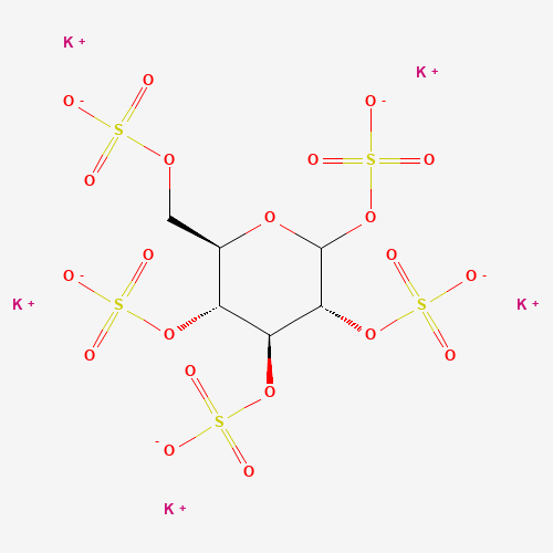 Glucose Pentasulfate, Potassium Salt, Technical Grade chemical structure Glucose Pentasulfate, Potassium Salt, Technical Grade (CAS: 359435-44-2) - Chemical Structure and Molecular Formula