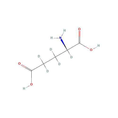 L-Glutamic Acid-d5 (CAS: 2784-50-1) - Chemical Structure and Molecular Formula 