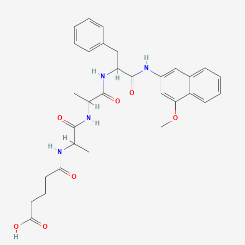 Glutaryl-Ala-Ala-Phe-4-methoxy-b-naphthylamide (CAS: 79642-99-2) - Related Chemical Product