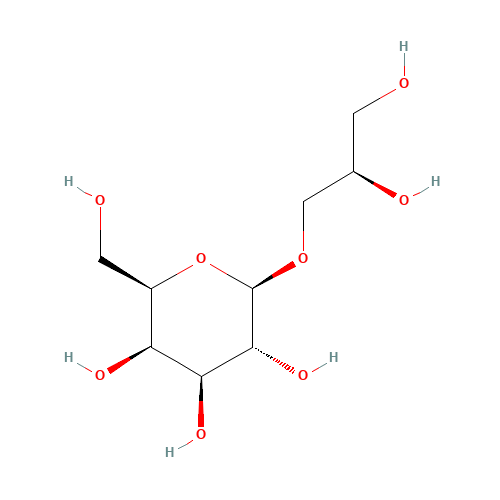 (2R)-Glycerol-O-b-D-galactopyranoside (CAS: 16232-91-0) - Chemical Structure and Molecular Formula 