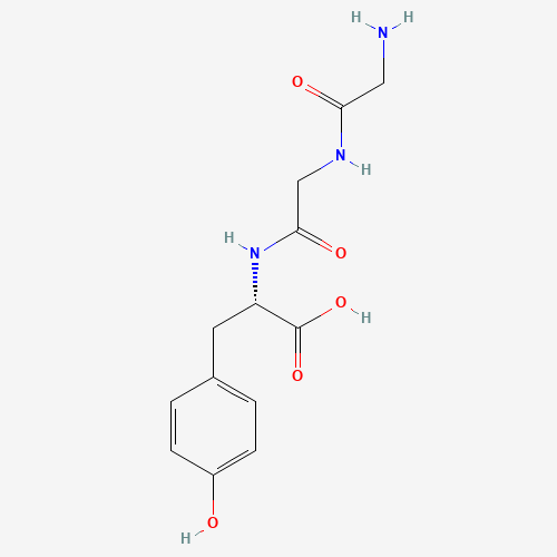 Glycylglycyl-L-tyrosine (CAS: 17343-07-6) - Chemical Structure and Molecular Formula 