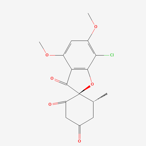 Griseofulvic Acid (CAS: 469-54-5) - Chemical Structure and Molecular Formula 